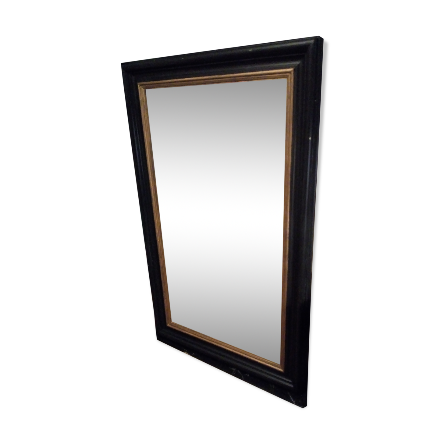 Large wooden mirror 90x144cm