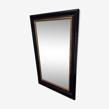 Large wooden mirror 90x144cm