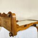 Coiffeuse de table barbière psyché Louis Philippe en noyer époque XIXe