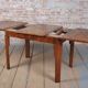 Art Deco Extendable Dining Table in Beech and Spruce, Czech, 1930s