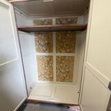 Parisian Art Deco wardrobe in natural wood