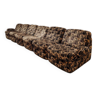 Vintage modular lounge sofa '70's vibes'