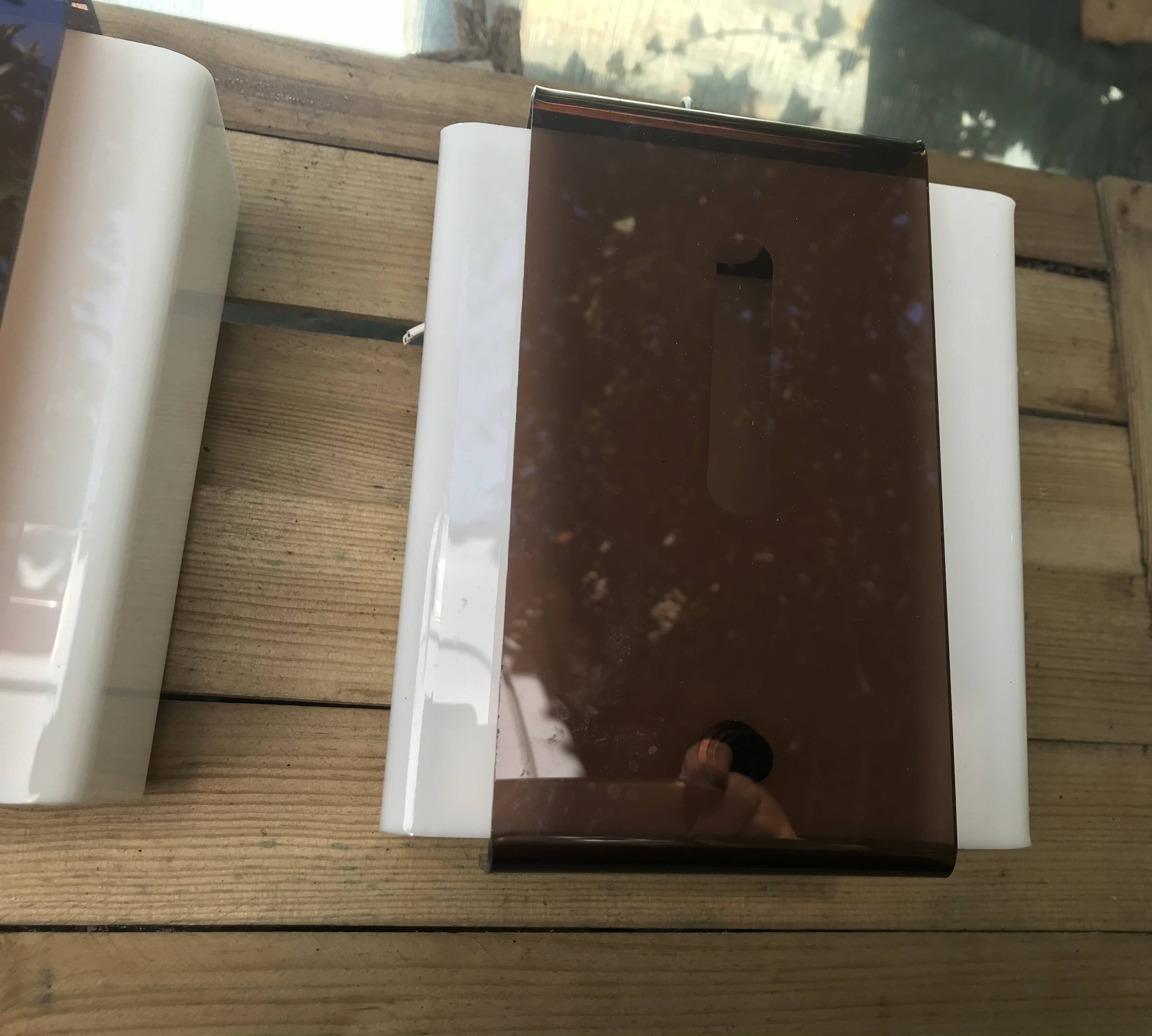 70s design wall lights