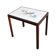 Table d'Appoint avec Carreaux par l'Ébéniste Jacob Kjær