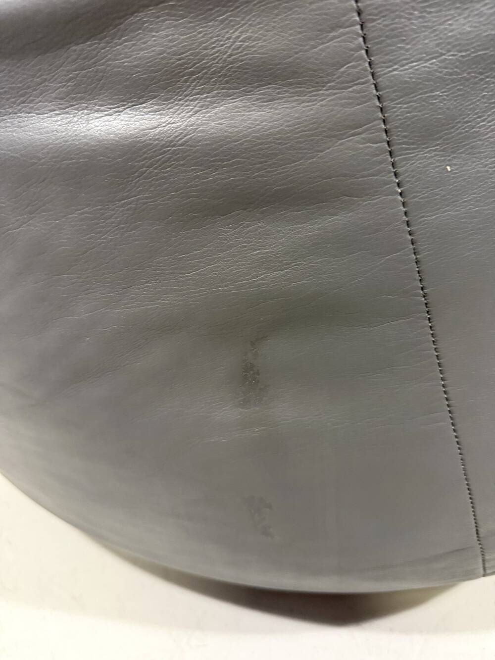Zanotta Sacco large leather beanbag lounge chair 1980’s
