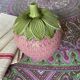 Pot céramique en forme de fraise