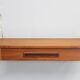 1960s teak shelf with drawer, Denmark