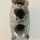 Vase pique fleurs zoomorphe par Alexandre Kostanda, poisson céramique