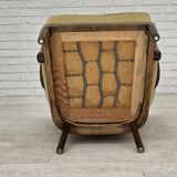 1960s, Danish armchair by Slagelse Møbelværk, model 157, velour.