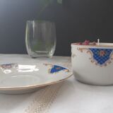Soy candle in old cup