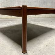Table basse en teck scandinave années 60