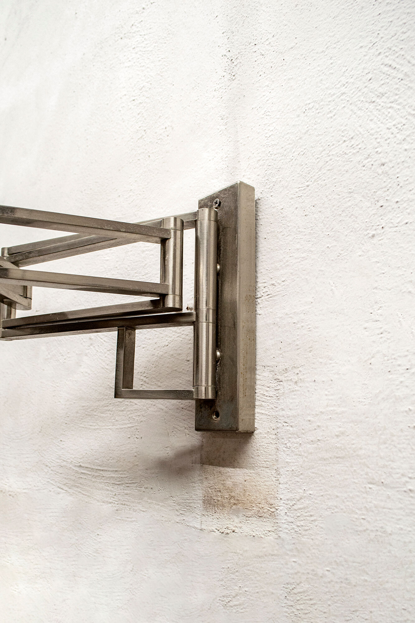 Steel Wall Lamp by Goffredo Reggiani for Reggiani, Italy, 1970s