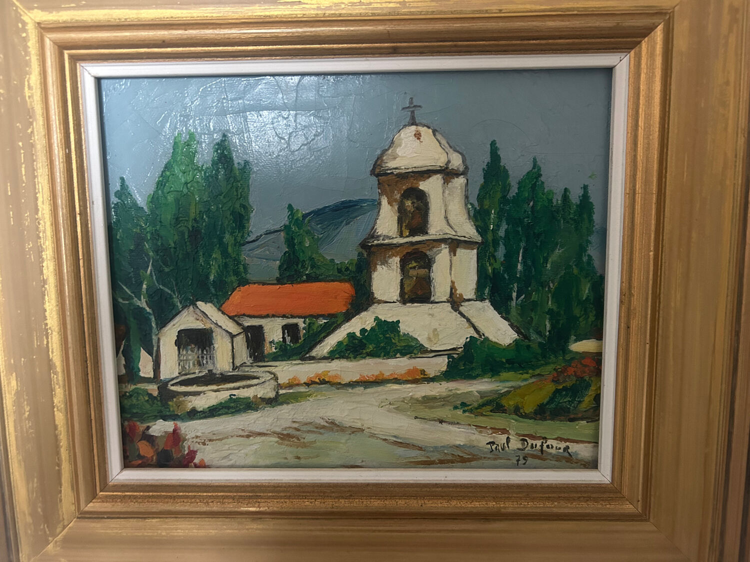 Tableau huile sur toile signé Paul Dufour