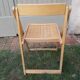 Wooden folding chair