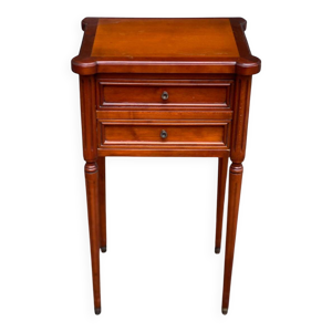 Table d'appoint chevet - merisier louis
