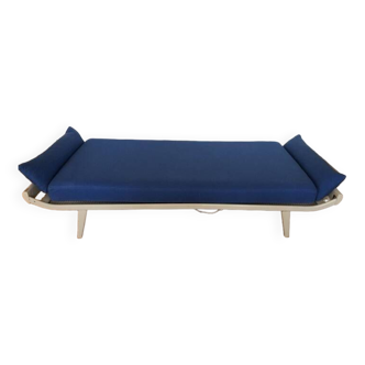Vintage daybed AUping Cleopatra in metal and wood (Design Dick Cordemeyer)