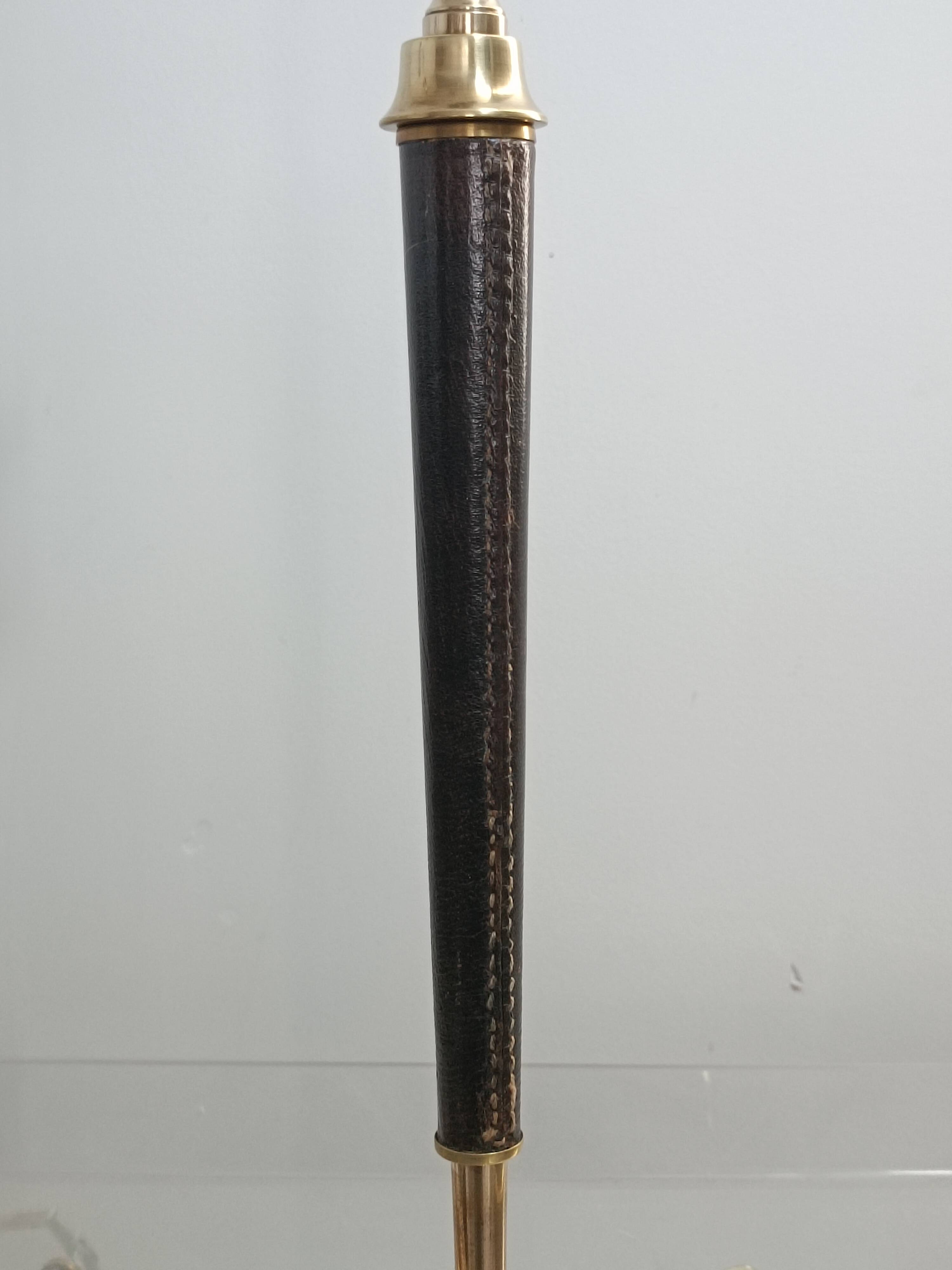 Table lamp by Jacques Adnet, 1950s