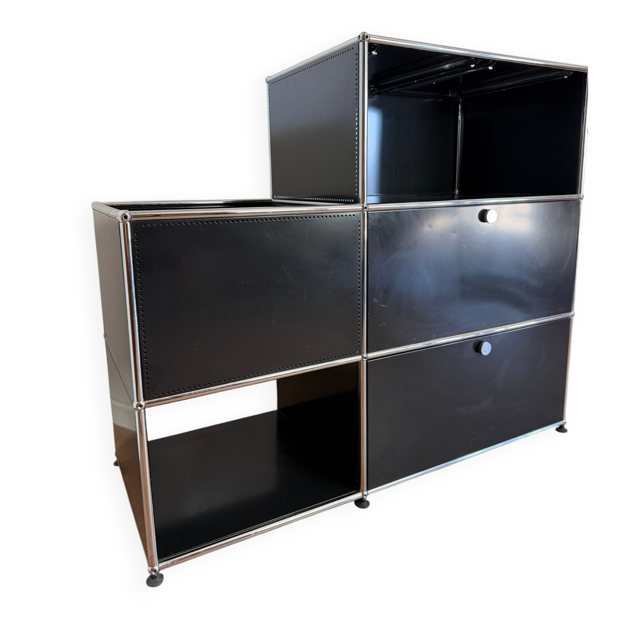 Meuble modulable USM Haller noir
