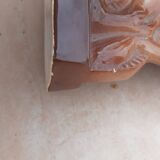 Lion stylized art deco earthenware of Saint Clement