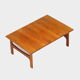 Danish design coffee table made of solid teak, 1960