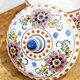 Vintage polychrome box'70 made of Delft ceramic. In perfect condition.