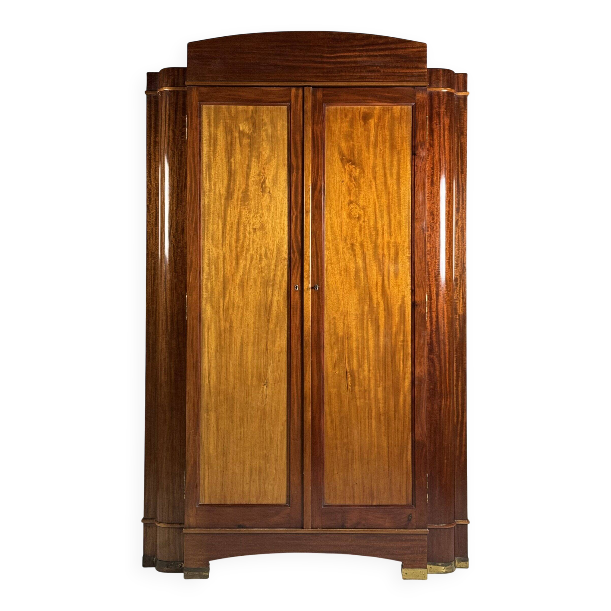 Art Deco wardrobe with mirrors