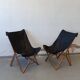 Pair of butterfly chairs