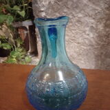 Pichet verre bleu