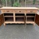 Brutalist art deco diamond point sideboard 198cm