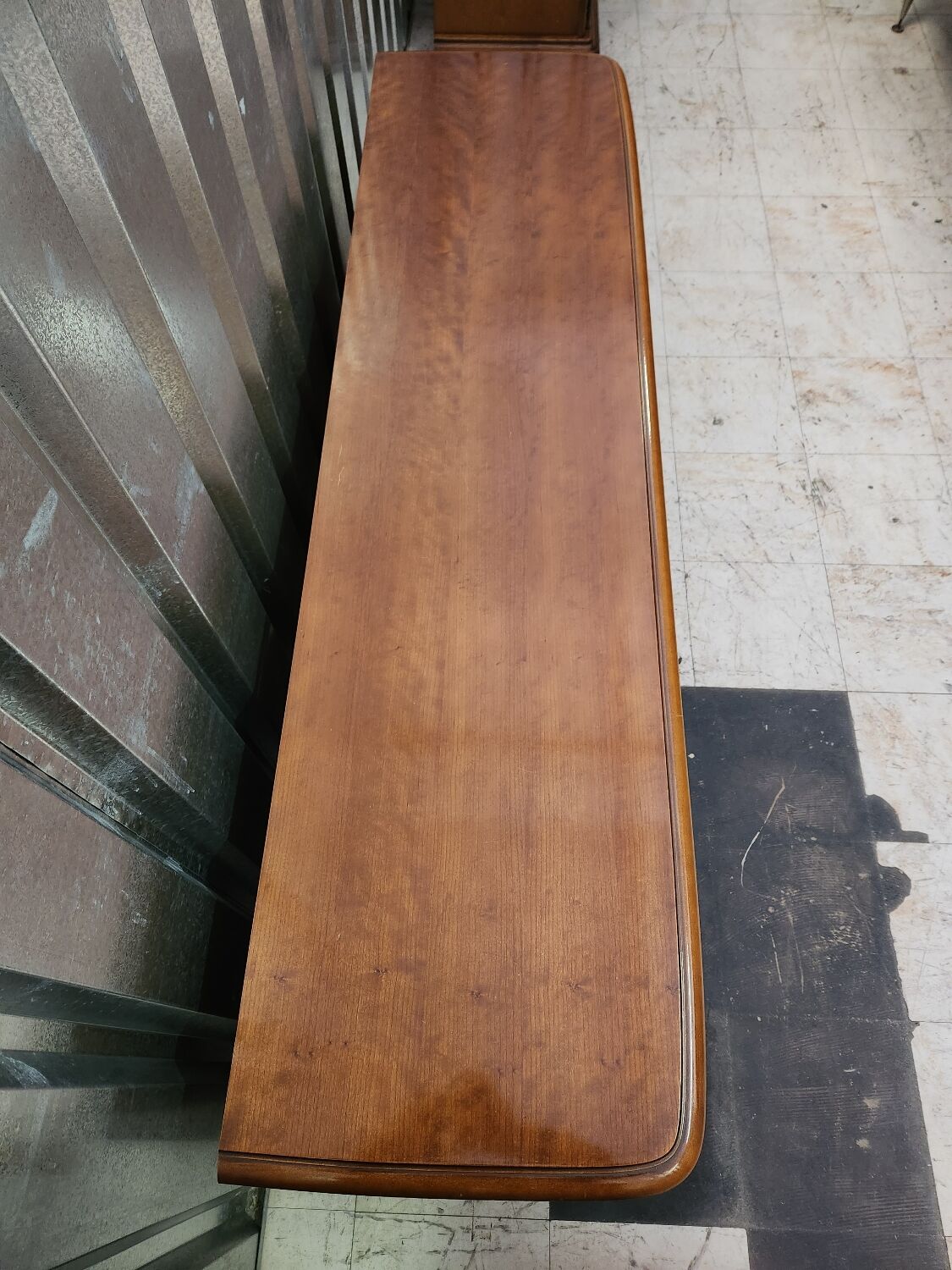 Solid cherry TV stand