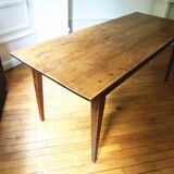Farm table in oak with 1 drawer