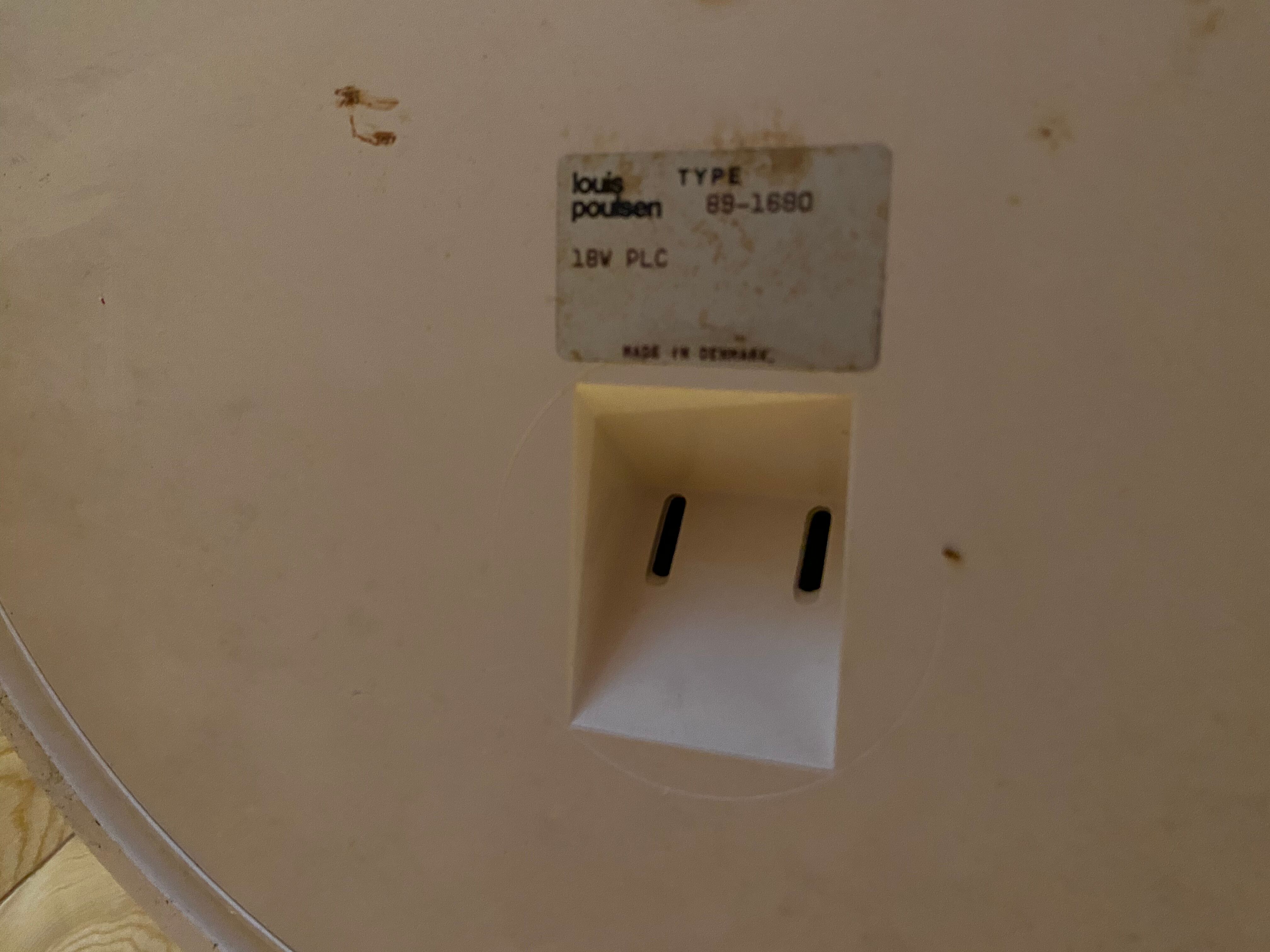 Floor lamp by Verner Panton for Louis Poulsen