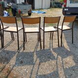10 Vintage Canteen Chairs