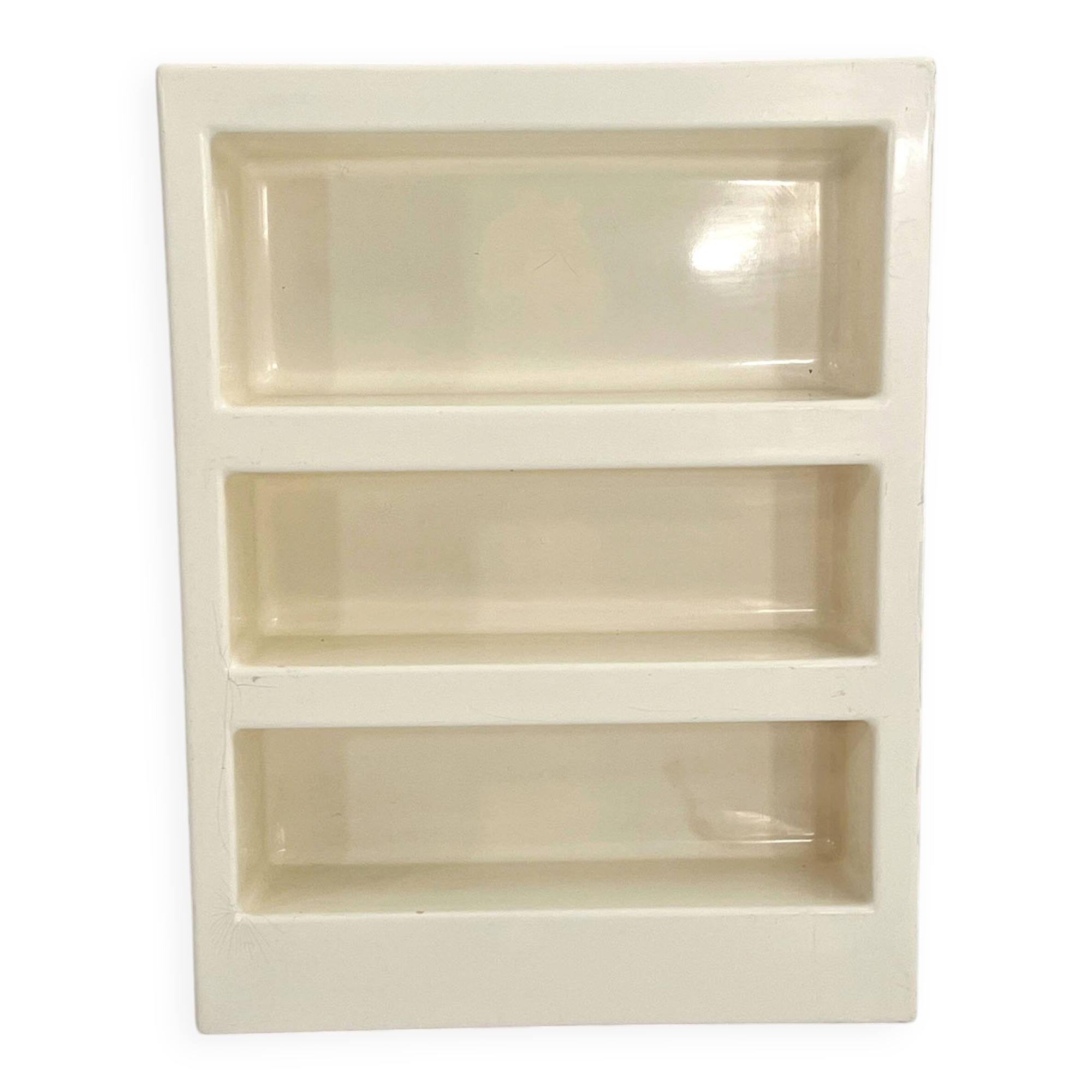 Etagère murale Space Age encastrable en fibre de verre, 1970