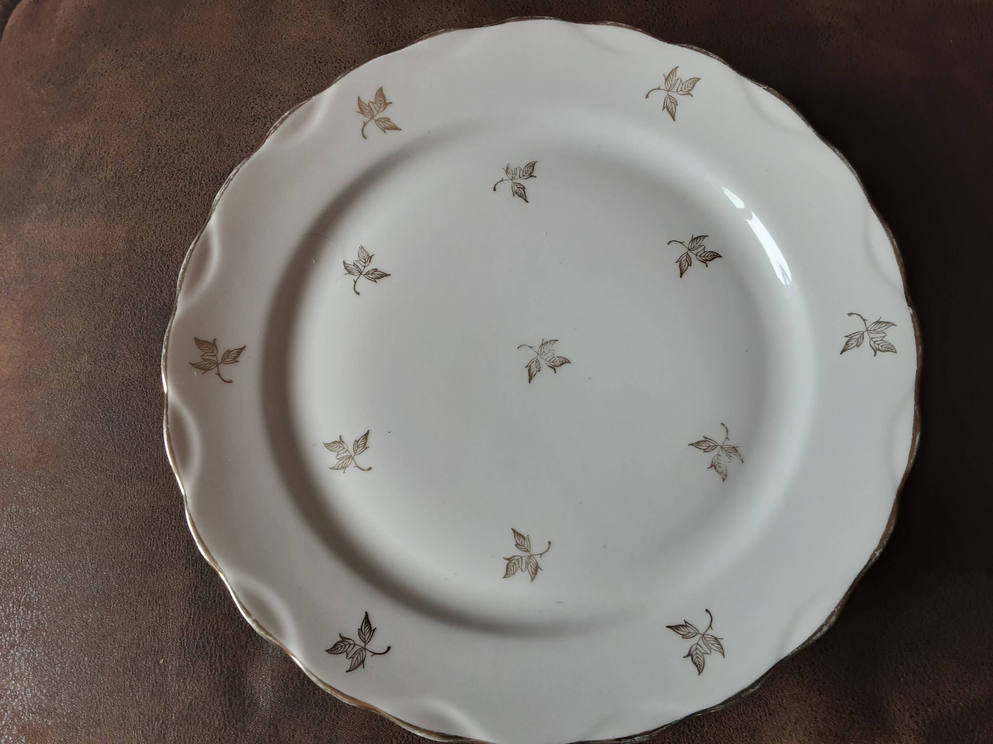 Set of 6 M&S Fine Porcelain Dinner Plates