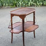 Wooden flap service, tea trolley, bar, living room furniture, vintage service, kitchen, decoration