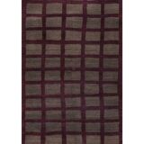 1980s Angora Gray Wool Shaggy Tulu Rug 3'8" X 6'10"