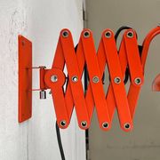 Mid-Century German Space Scissor Wall Lamp by Hustadt Leuchten, 1960s, set of 2