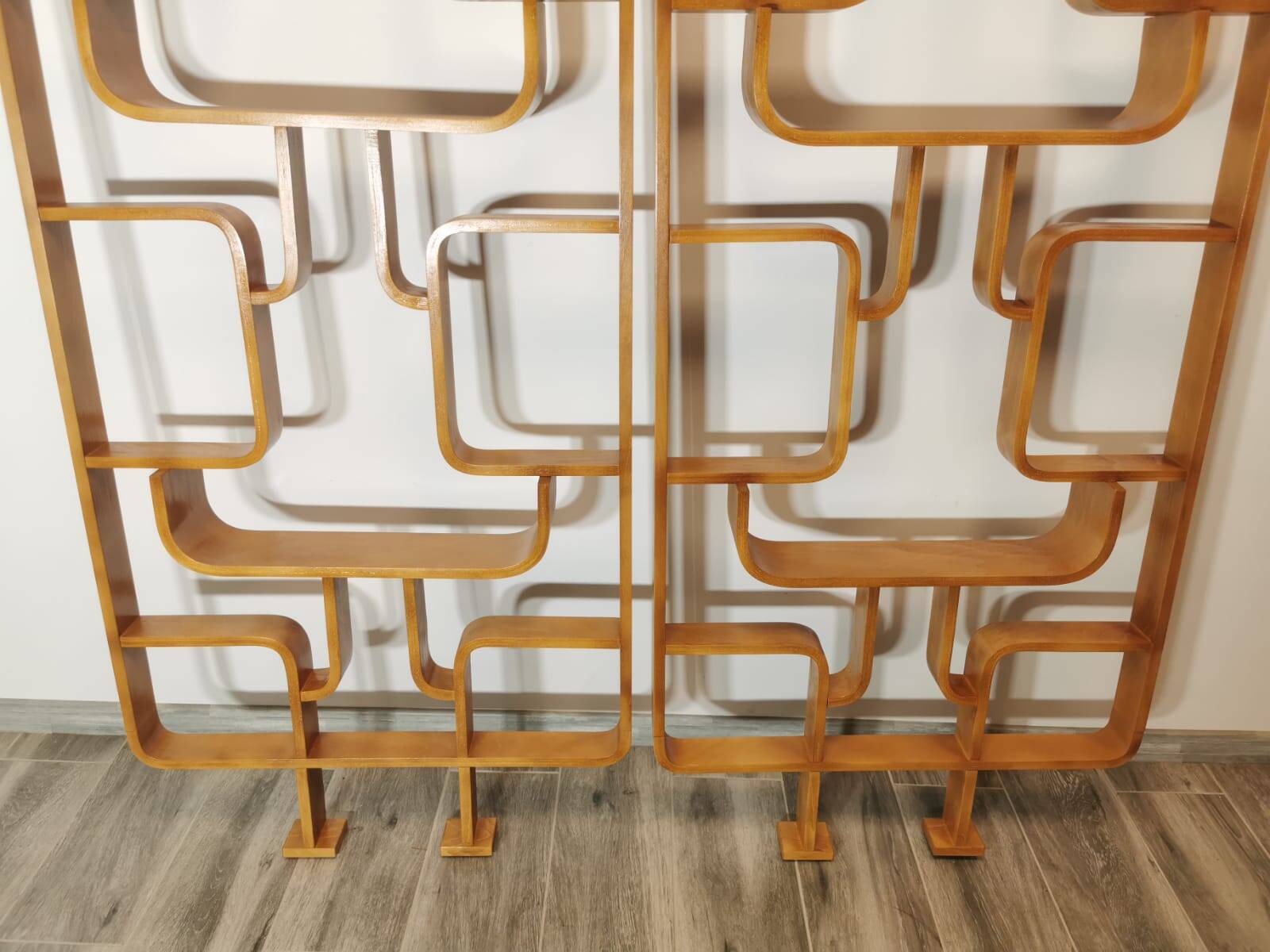 Room Dividers by Ludvik Volak for Drevopodnik Holesov, 1950s, Set of 2