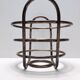 Postmodern Sheffield Plated Metal Fruit Basket by Lino Sabattini, Marked, Italy