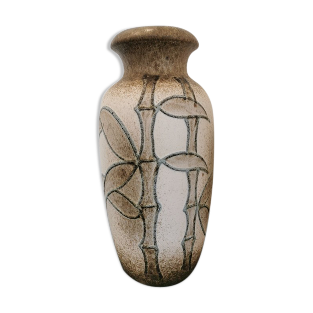 Très Grand Vase En Céramique Par Scheurich - Pi