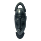 African mask smiling head in ebony wood sculpture africa 20x7cm