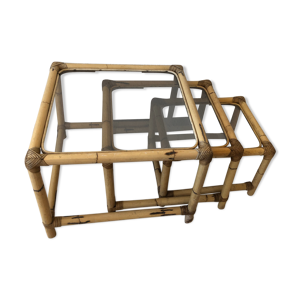 Serie de 3 tables gigognes