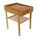 Scandinavian oak bedside table, Sweden, 1960s
