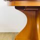 Vintage Scandinavian round dining table