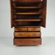 Antique Howard & Son’s Berners Street linen press – light oak, 19th century