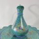 Minakari Signed Enameled Sheet Metal Ewer and Dish / 20th Century Middle East / Jug