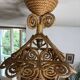 Audoux Minet rope lantern pendant light, 1950s