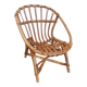 Children's armchair shell basket wicker rattan