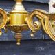 Lustre 4 feux en bronze